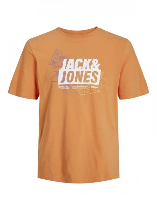 Foto van product JACK & JONES Shirt 'Map' oranje