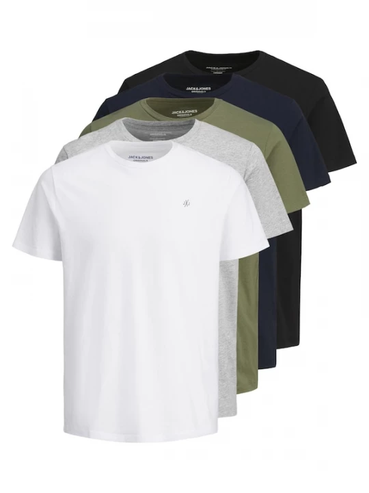 Foto van product JACK & JONES Shirt navy / grijs / kaki / wit