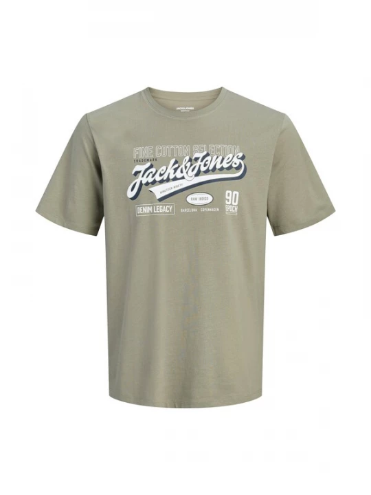 Foto van product JACK & JONES Shirt navy / kaki / wit