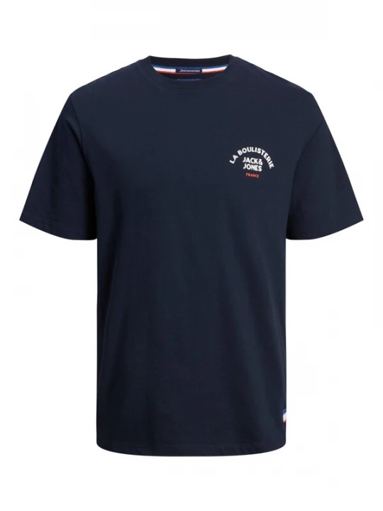 Foto van product JACK & JONES Shirt navy / lichtrood / wit