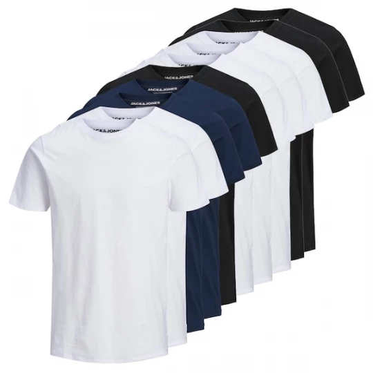 Foto van product JACK & JONES Shirt navy / zwart / wit