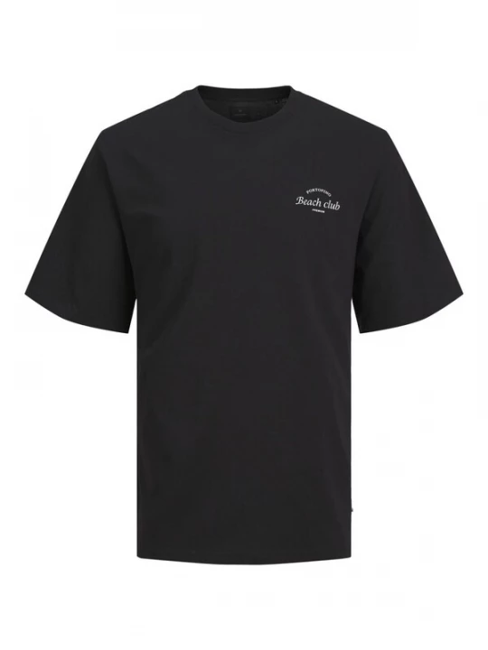 Foto van product JACK & JONES Shirt 'Ocean Club' zwart / wit