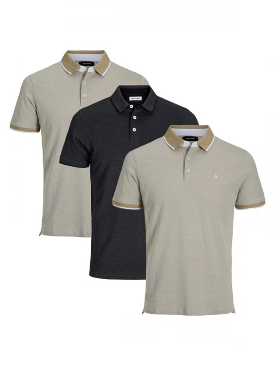 Foto van product JACK & JONES Shirt 'Paulos - Slim Fit' beige