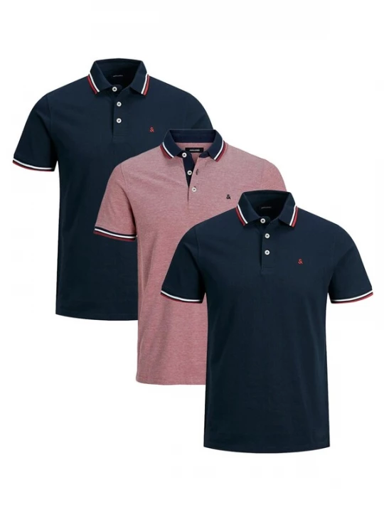 Foto van product JACK & JONES Shirt 'Paulos - Slim Fit' donkerblauw