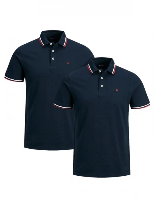 Foto van product JACK & JONES Shirt 'Paulos - Slim Fit' donkerblauw