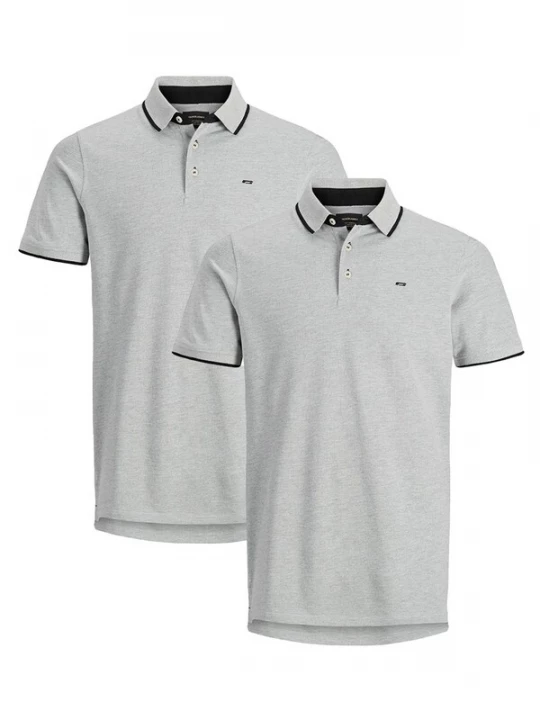 Foto van product JACK & JONES Shirt 'Paulos - Slim Fit' lichtgrijs
