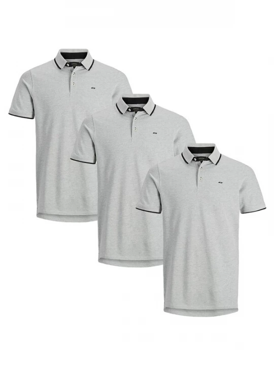 Foto van product JACK & JONES Shirt 'Paulos - Slim Fit' lichtgrijs