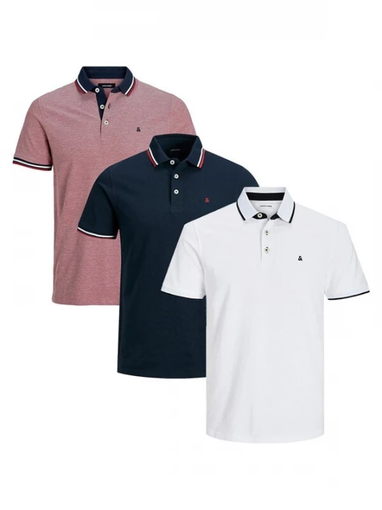 Foto van product JACK & JONES Shirt 'Paulos - Slim Fit' rood