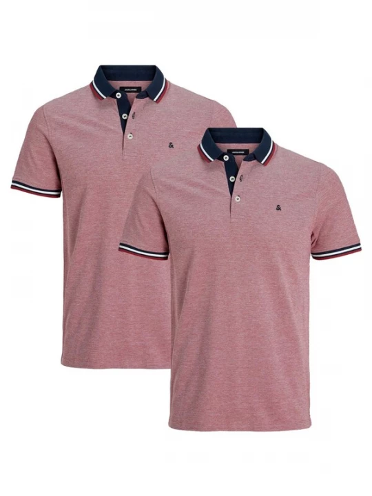 Foto van product JACK & JONES Shirt 'Paulos - Slim Fit' rood