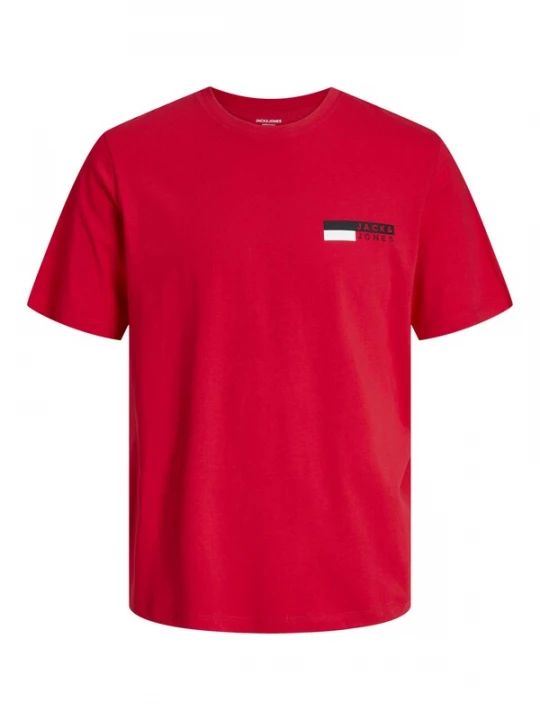Foto van product JACK & JONES Shirt rood / zwart / wit