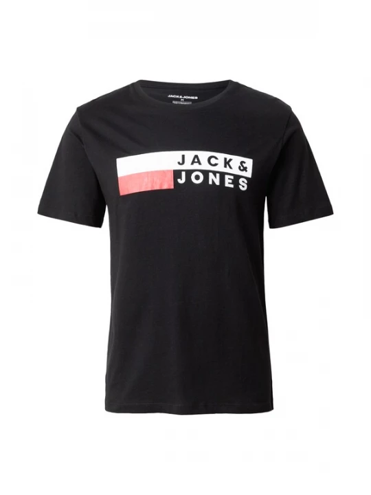 Foto van product JACK & JONES Shirt rood / zwart / wit