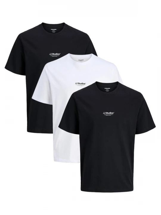 Foto van product JACK & JONES Shirt 'Soho' zwart gemêleerd