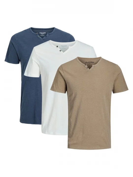 Foto van product JACK & JONES Shirt 'Split' beige gemêleerd