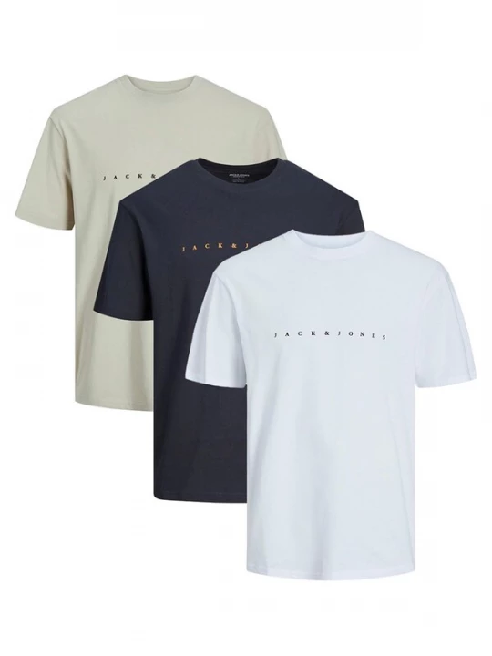 Foto van product JACK & JONES Shirt 'Star JJ' beige gemêleerd