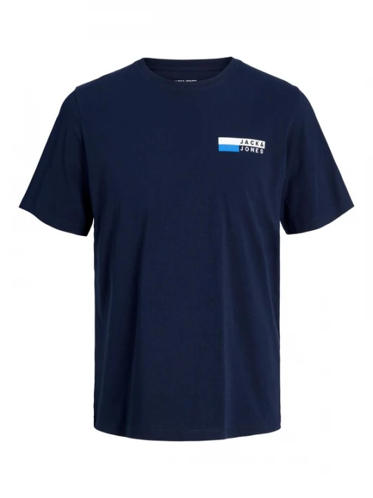 Foto van product JACK & JONES Shirt turquoise / donkerblauw / wit