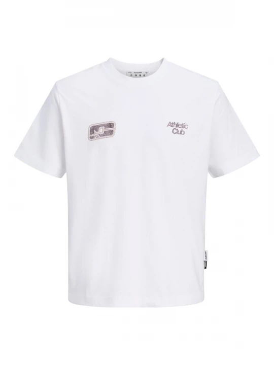 Foto van product JACK & JONES Shirt wijnrood / zwart / wit