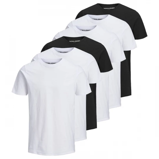 Foto van product JACK & JONES Shirt zwart / wit