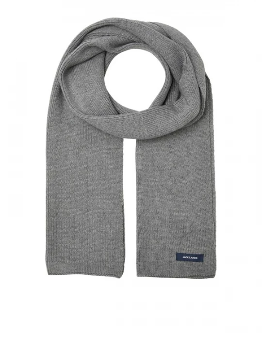 Foto van product JACK & JONES Sjaal 'JACDna' donkergrijs / zwart / wit