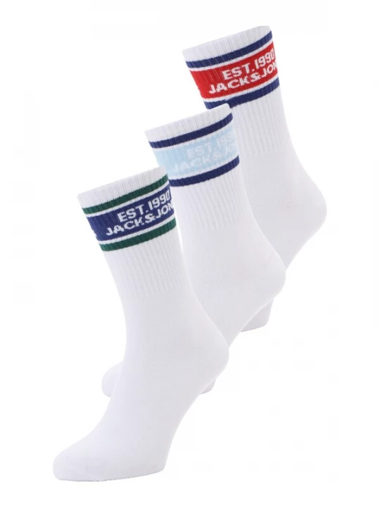 Foto van product JACK & JONES Sokken 'JACGREG' pastelblauw / donkerblauw / rood / wit