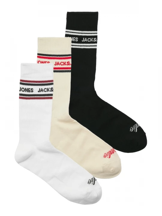 Foto van product JACK & JONES Sokken 'JACLANDON' rood / zwart / wit / wolwit