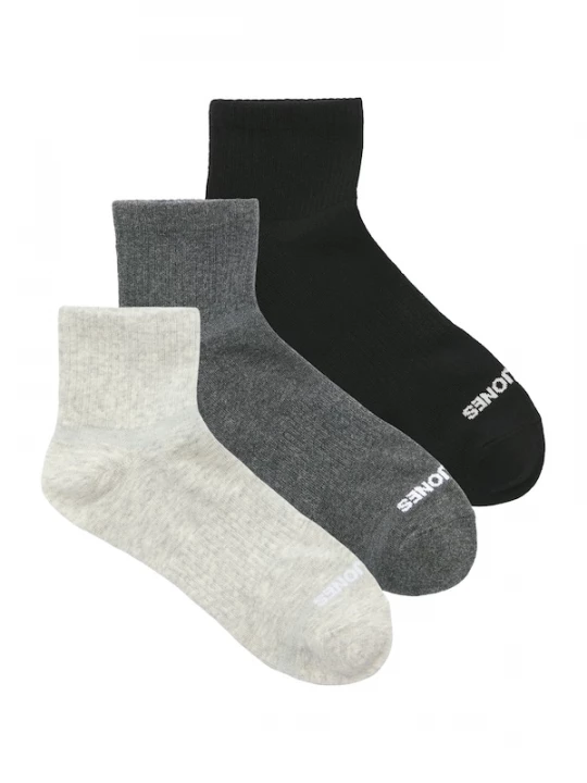 Foto van product JACK & JONES Sokken 'JACLUCA' grijs gemêleerd / zwart / wit gemêleerd