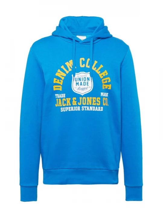 Foto van product JACK & JONES Sweatshirt azuur / geel / wit