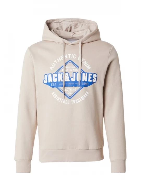 Foto van product JACK & JONES Sweatshirt beige / azuur / wit