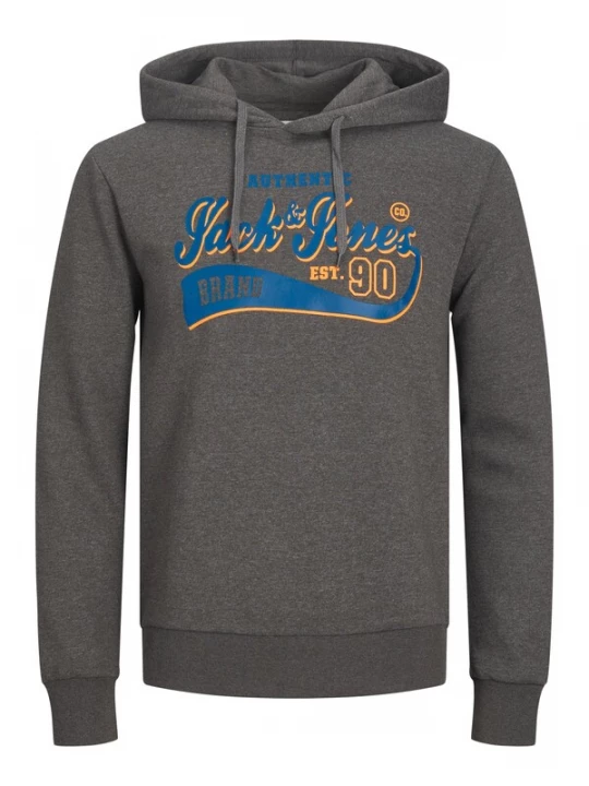 Foto van product JACK & JONES Sweatshirt blauw / donkergrijs / oranje