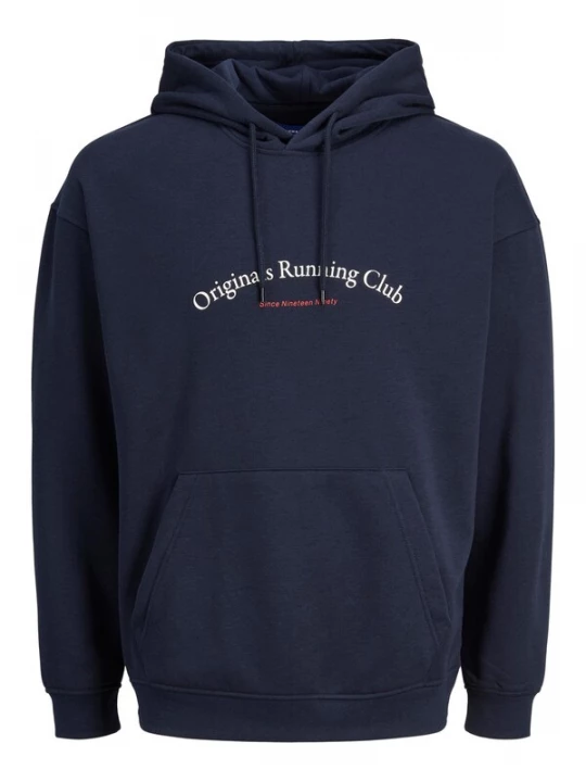 Foto van product JACK & JONES Sweatshirt 'Brink City' navy / vuurrood / wit