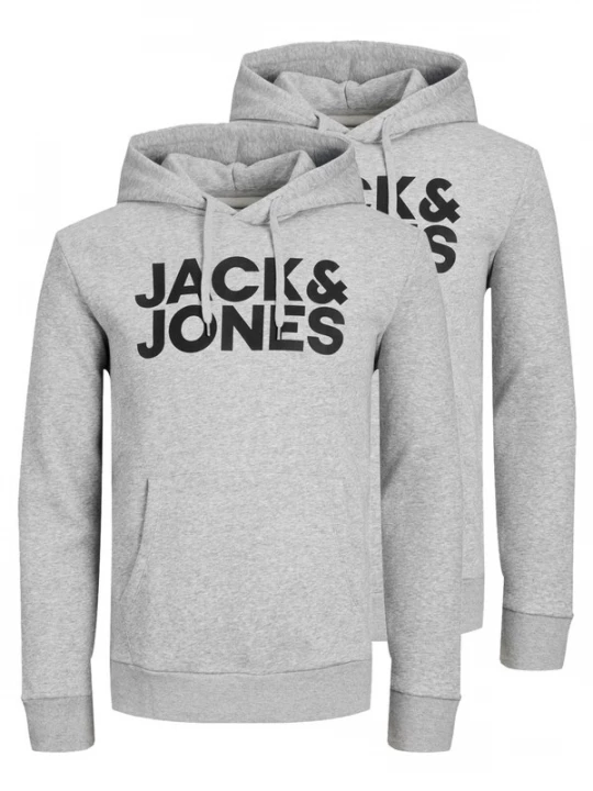 Foto van product JACK & JONES Sweatshirt 'Corp' lichtgrijs
