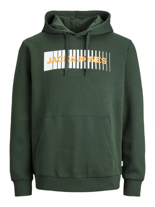 Foto van product JACK & JONES Sweatshirt curry / donkergroen / wit