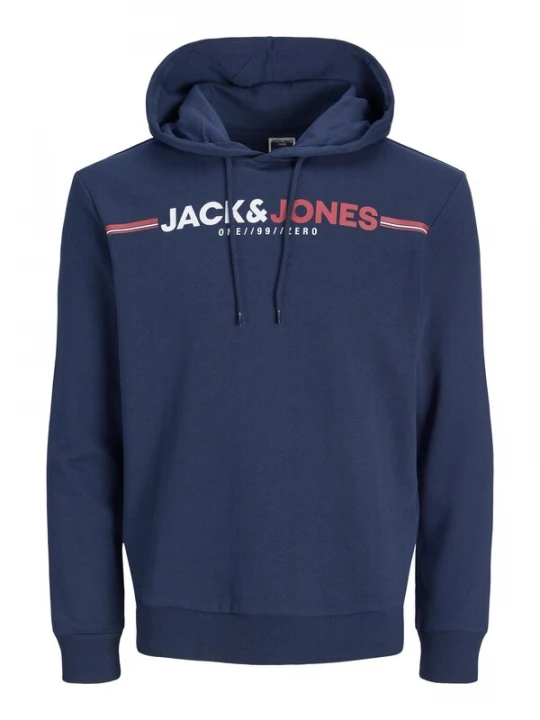 Foto van product JACK & JONES Sweatshirt 'Frederik' navy / rood / wit