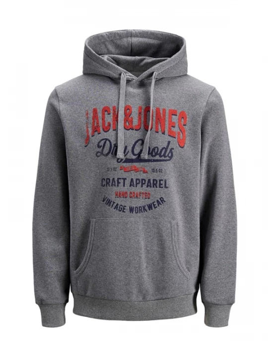 Foto van product JACK & JONES Sweatshirt grijs gemêleerd