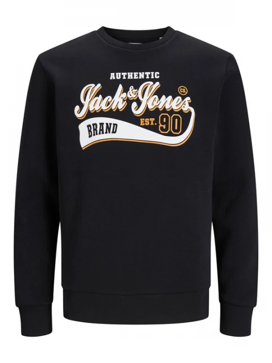 Foto van product JACK & JONES Sweatshirt honing / zwart / wit