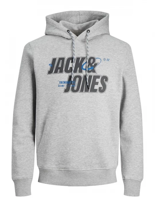 Foto van product JACK & JONES Sweatshirt 'JCOBlack' blauw / grijs gemêleerd / zwart