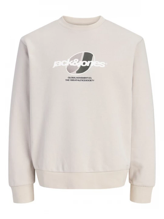 Foto van product JACK & JONES Sweatshirt 'JCOCLUB' grijs / antraciet / wit
