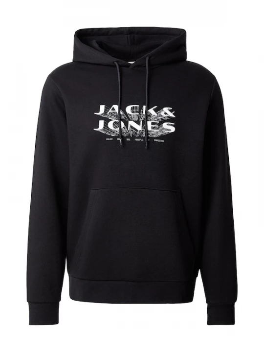 Foto van product JACK & JONES Sweatshirt 'JCOFUSION' zwart / wit