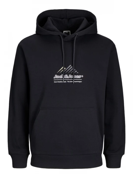 Foto van product JACK & JONES Sweatshirt 'JCOLima' grijs / zwart / wit