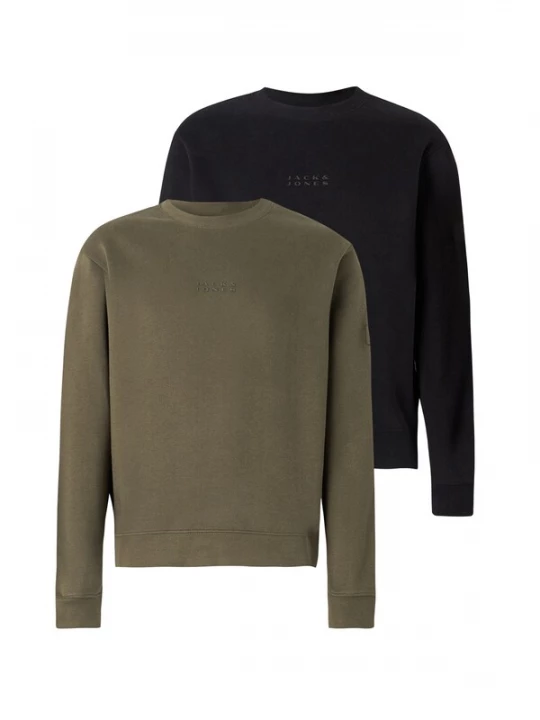 Foto van product JACK & JONES Sweatshirt 'JCOPOINT' kaki / zwart