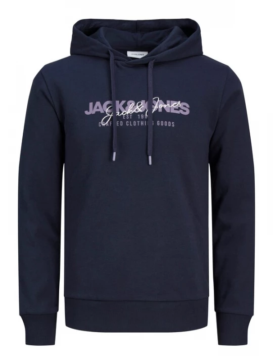 Foto van product JACK & JONES Sweatshirt 'JJALVIS' navy / lavendel / wit