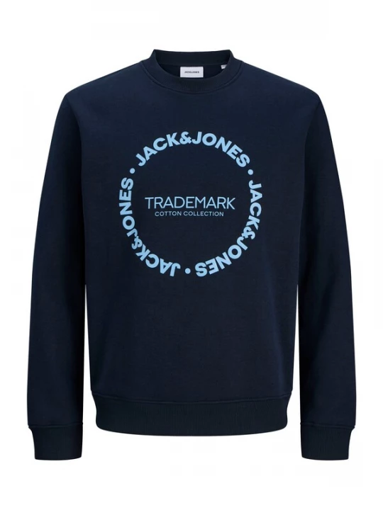 Foto van product JACK & JONES Sweatshirt 'JJBENSON' aqua / donkerblauw