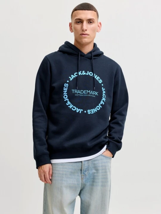 Foto van product JACK & JONES Sweatshirt 'JJBENSON' lichtblauw / donkerblauw