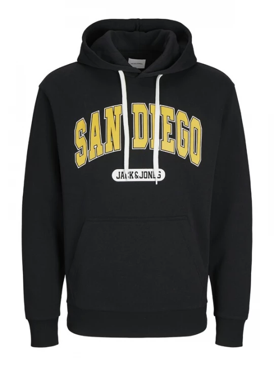 Foto van product JACK & JONES Sweatshirt 'JJEBradley' geel / zwart / wit
