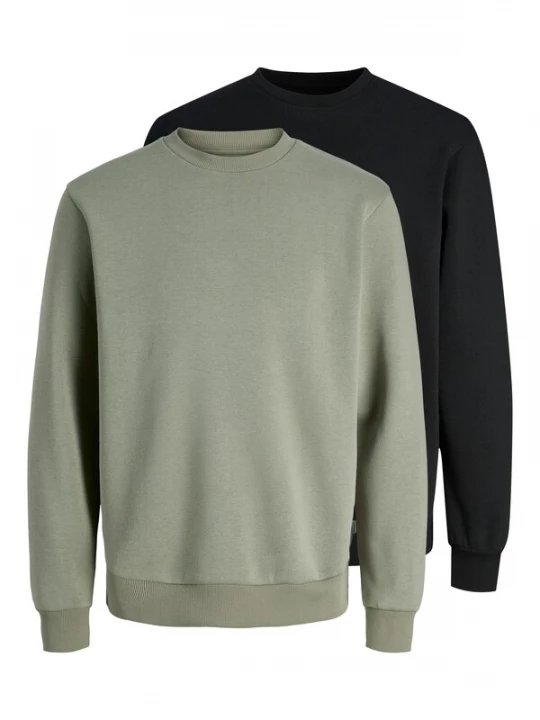 Foto van product JACK & JONES Sweatshirt 'JJEBradley' greige / zwart