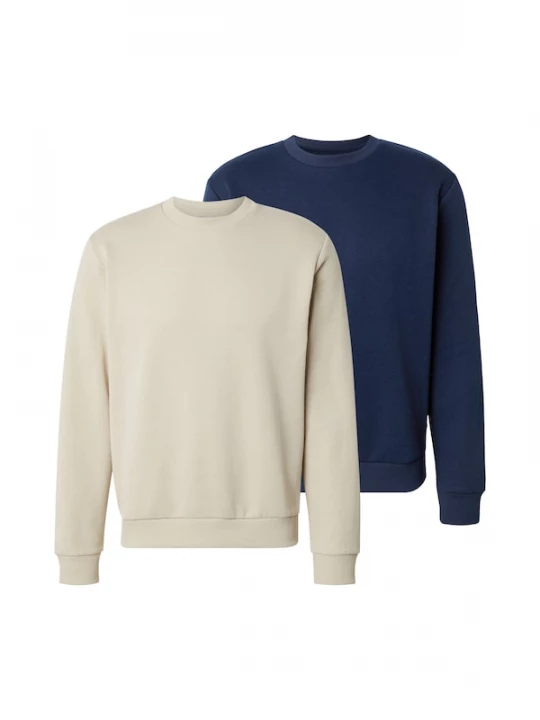 Foto van product JACK & JONES Sweatshirt 'JJEBradley' navy / lichtgrijs