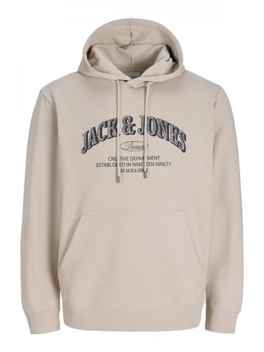 Foto van product JACK & JONES Sweatshirt 'JJEDENVER' beige / zwart