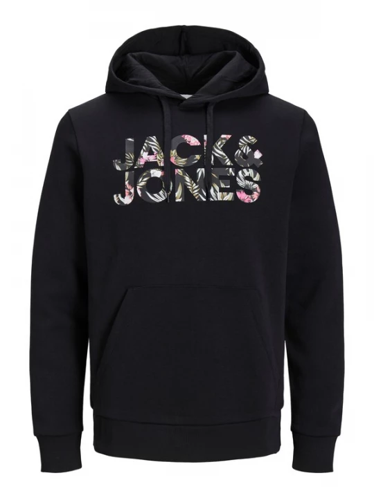 Foto van product JACK & JONES Sweatshirt 'JJeff' olijfgroen / pink / zwart / offwhite
