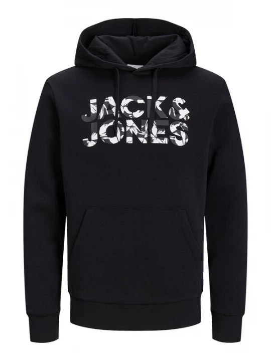 Foto van product JACK & JONES Sweatshirt 'JJEJeff' antraciet / zwart / wit