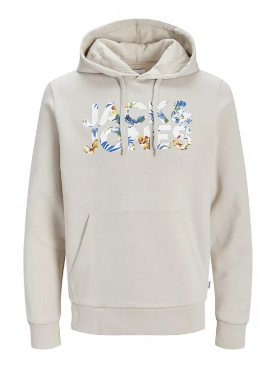 Foto van product JACK & JONES Sweatshirt 'JJEJeff' taupe / blauw / mosterd / wit