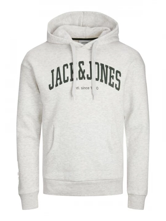 Foto van product JACK & JONES Sweatshirt 'JJEJosh' zwart / wit gemêleerd
